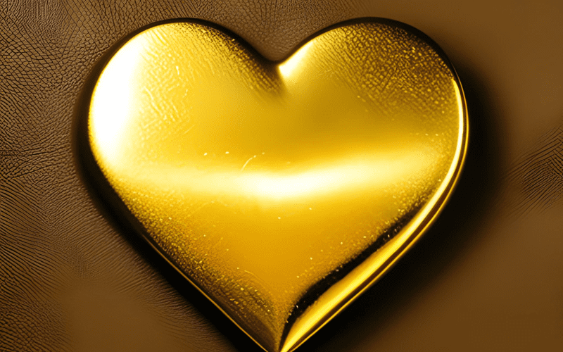Avoir un coeur en or